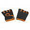 Перчатки для фитнеса "Рекорд", черный/оранжевый, размер M с логотипом в Волгограде заказать по выгодной цене в кибермаркете AvroraStore