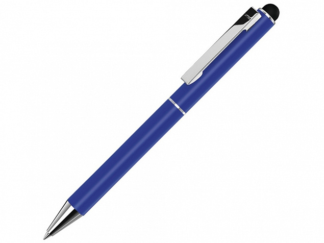 Ручка шариковая металлическая «Straight SI Touch» с логотипом в Волгограде заказать по выгодной цене в кибермаркете AvroraStore