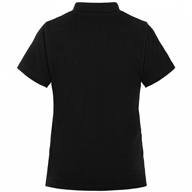Рубашка поло детская Virma Kids, черная с логотипом в Волгограде заказать по выгодной цене в кибермаркете AvroraStore