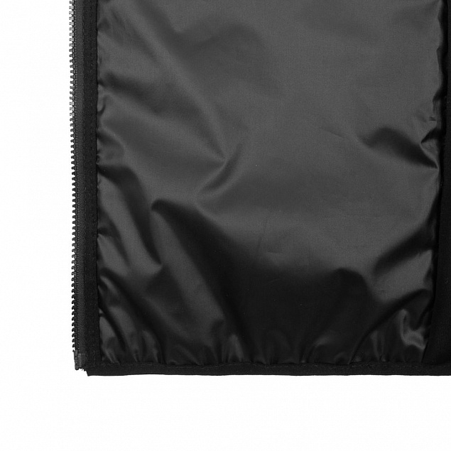 Жилет Orkney с капюшоном, черный с логотипом в Волгограде заказать по выгодной цене в кибермаркете AvroraStore