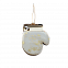 Ёлочная игрушка Варежка (белый с золотым ) с логотипом в Волгограде заказать по выгодной цене в кибермаркете AvroraStore