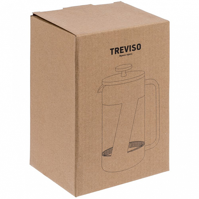Френч-пресс Treviso с логотипом в Волгограде заказать по выгодной цене в кибермаркете AvroraStore