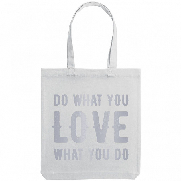 Холщовая сумка Do Love, молочно-белая с логотипом в Волгограде заказать по выгодной цене в кибермаркете AvroraStore