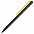 Шариковая ручка GrafeeX в чехле, черная с фиолетовым с логотипом в Волгограде заказать по выгодной цене в кибермаркете AvroraStore