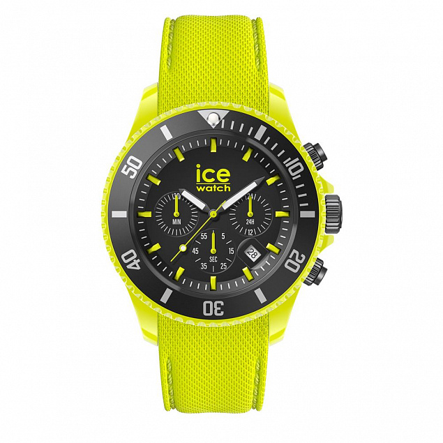 Часы наручные ICE chrono-Neon,желтый с логотипом в Волгограде заказать по выгодной цене в кибермаркете AvroraStore