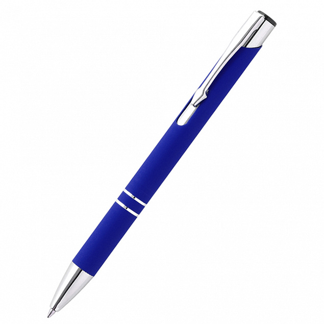 Ручка металлическая Molly - Темно-синий XX с логотипом в Волгограде заказать по выгодной цене в кибермаркете AvroraStore