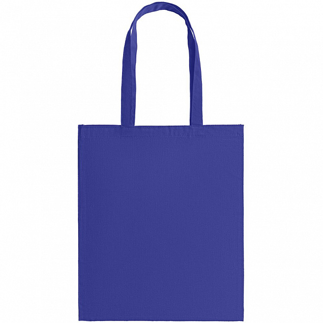 Холщовая сумка Neat 140, синяя с логотипом в Волгограде заказать по выгодной цене в кибермаркете AvroraStore