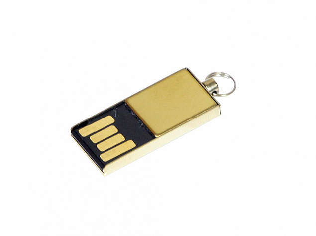 USB 2.0- флешка мини на 16 Гб с мини чипом с логотипом в Волгограде заказать по выгодной цене в кибермаркете AvroraStore