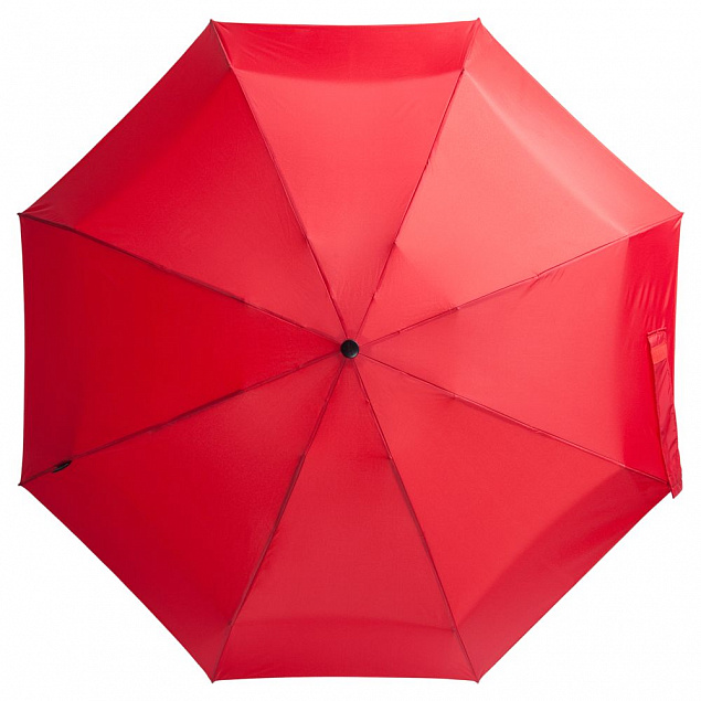 Зонт складной 811 X1 в кейсе, красный с логотипом в Волгограде заказать по выгодной цене в кибермаркете AvroraStore