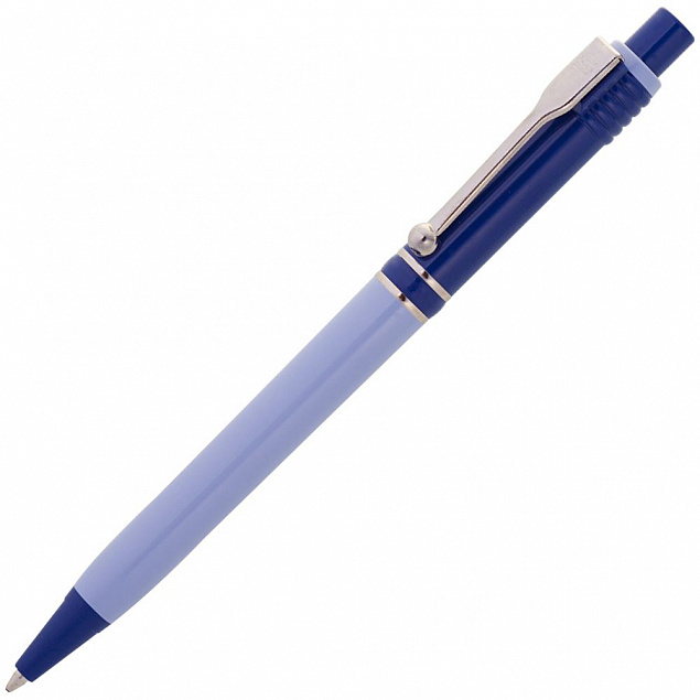 Ручка шариковая Raja Shade, синяя с логотипом в Волгограде заказать по выгодной цене в кибермаркете AvroraStore