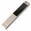 USB flash-карта LED с белой подсветкой (32Гб), серебристая, 6,6х1,2х0,45 см, металл с логотипом в Волгограде заказать по выгодной цене в кибермаркете AvroraStore
