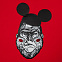 Толстовка Monkey Mouse, красная с логотипом в Волгограде заказать по выгодной цене в кибермаркете AvroraStore