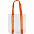 Шоппер Clear Fest, прозрачный с оранжевыми ручками с логотипом в Волгограде заказать по выгодной цене в кибермаркете AvroraStore