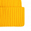 Шапка Yong, желтая с логотипом в Волгограде заказать по выгодной цене в кибермаркете AvroraStore