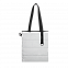 Шоппер Superbag Bubble (белый с черным) с логотипом в Волгограде заказать по выгодной цене в кибермаркете AvroraStore