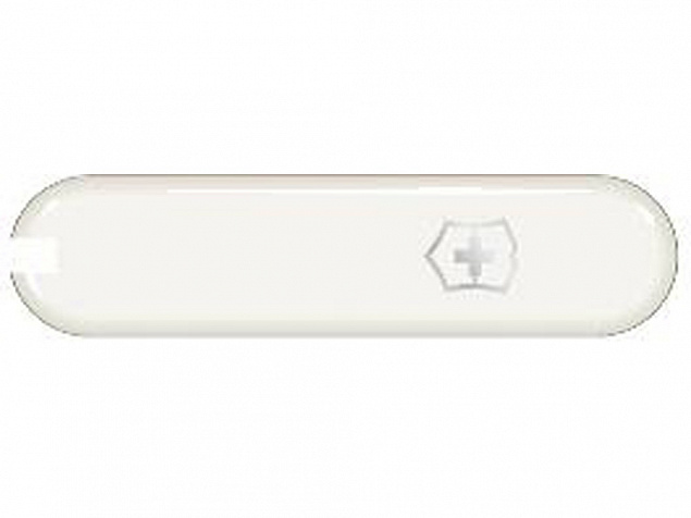 Передняя накладка VICTORINOX 58 мм, пластиковая, белая с логотипом в Волгограде заказать по выгодной цене в кибермаркете AvroraStore