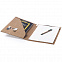 Папка BLOGUER A4 с бумажным блоком и ручкой, рециклированый картон с логотипом в Волгограде заказать по выгодной цене в кибермаркете AvroraStore