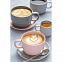 Чашка для капучино Cafe Concept, розовая с логотипом в Волгограде заказать по выгодной цене в кибермаркете AvroraStore