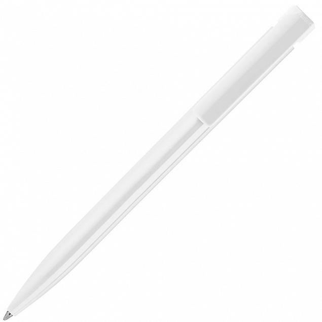 Ручка шариковая Liberty Polished, белая с логотипом в Волгограде заказать по выгодной цене в кибермаркете AvroraStore