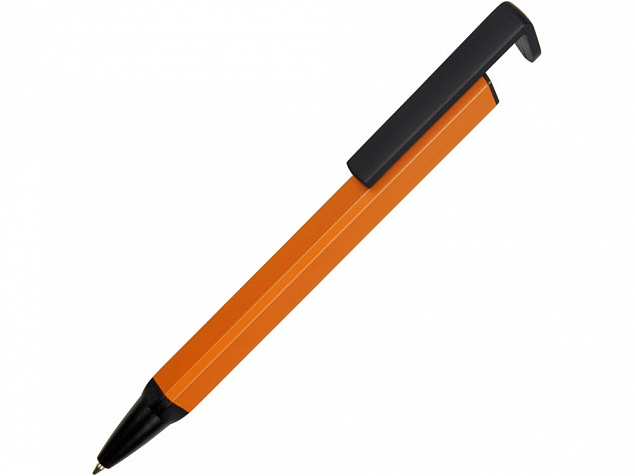 Ручка-подставка металлическая «Кипер Q» с логотипом в Волгограде заказать по выгодной цене в кибермаркете AvroraStore