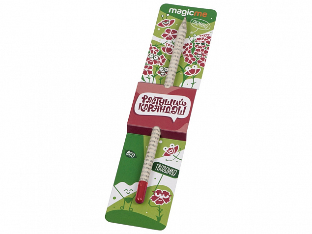 «Растущий карандаш» с семенами гвоздики с логотипом в Волгограде заказать по выгодной цене в кибермаркете AvroraStore