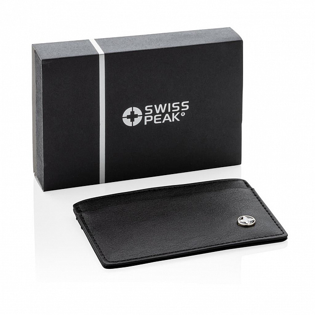 Бумажник Swiss Peak с защитой от сканирования RFID с логотипом в Волгограде заказать по выгодной цене в кибермаркете AvroraStore