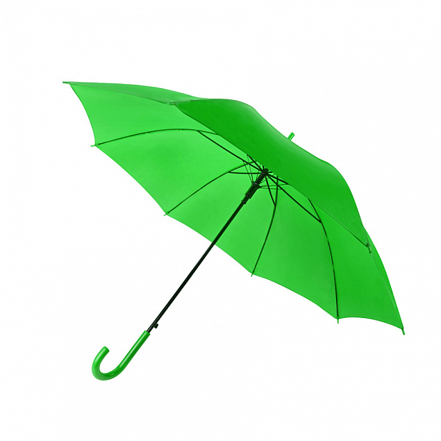 Зонт-трость Stenly Promo - Зеленый FF с логотипом в Волгограде заказать по выгодной цене в кибермаркете AvroraStore