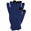 Перчатки сенсорные Urban Flow, темно-синий меланж с логотипом в Волгограде заказать по выгодной цене в кибермаркете AvroraStore
