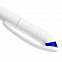 Ручка шариковая Beo Sport, белая с синим с логотипом в Волгограде заказать по выгодной цене в кибермаркете AvroraStore