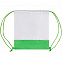 Рюкзак детский Classna, белый с зеленым с логотипом в Волгограде заказать по выгодной цене в кибермаркете AvroraStore