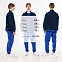 Куртка джинсовая O1, темно-синяя с логотипом в Волгограде заказать по выгодной цене в кибермаркете AvroraStore
