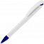 Ручка шариковая Beo Sport, белая с синим с логотипом в Волгограде заказать по выгодной цене в кибермаркете AvroraStore