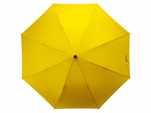 Зонт-трость полуавтомат Wetty с проявляющимся рисунком, желтый с логотипом в Волгограде заказать по выгодной цене в кибермаркете AvroraStore