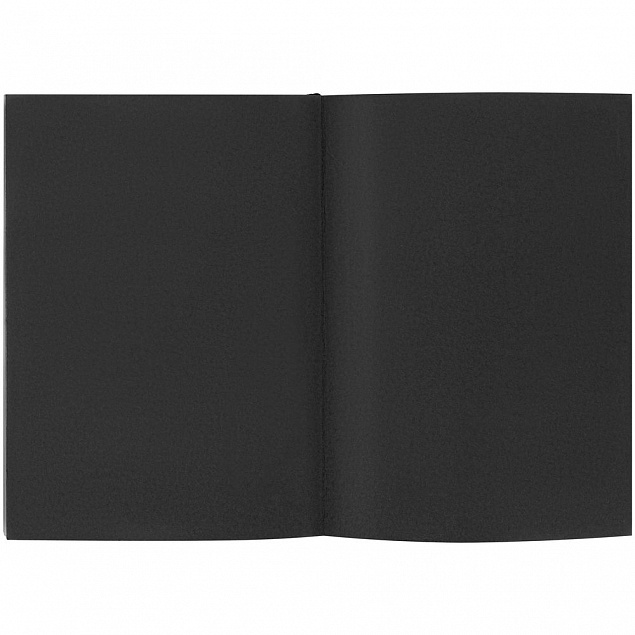 Ежедневник Flat, недатированный, черный с логотипом в Волгограде заказать по выгодной цене в кибермаркете AvroraStore
