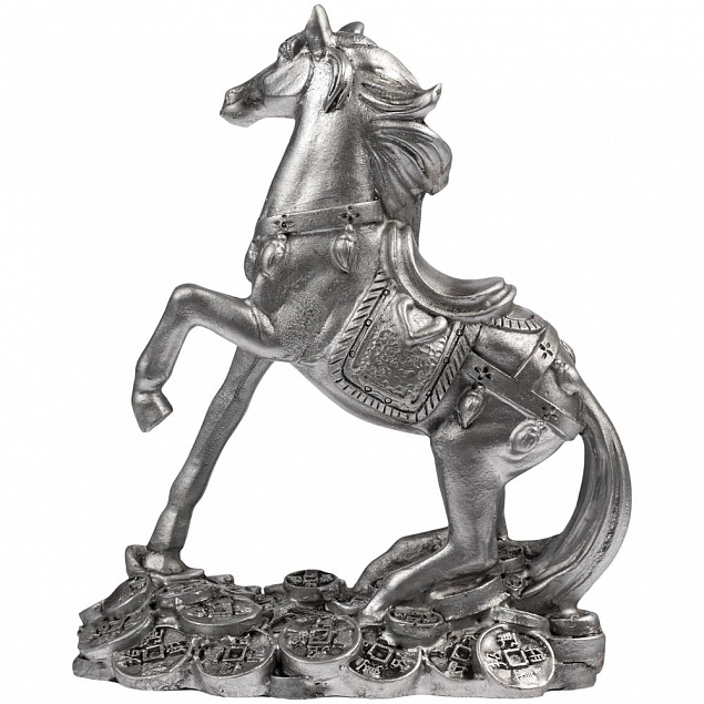 Статуэтка «Лошадь на монетах» с логотипом в Волгограде заказать по выгодной цене в кибермаркете AvroraStore