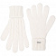 Перчатки Loren, ванильно-белые с логотипом в Волгограде заказать по выгодной цене в кибермаркете AvroraStore