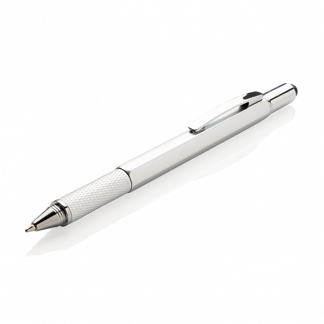 Многофункциональная ручка 5 в 1 из пластика ABS с логотипом в Волгограде заказать по выгодной цене в кибермаркете AvroraStore