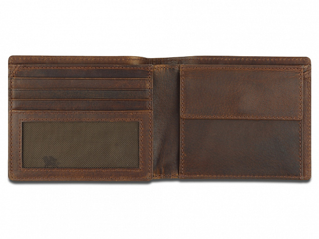 Бумажник Mano Don Leon, натуральная кожа в коричневом цвете, 12 х 9,5 см с логотипом в Волгограде заказать по выгодной цене в кибермаркете AvroraStore
