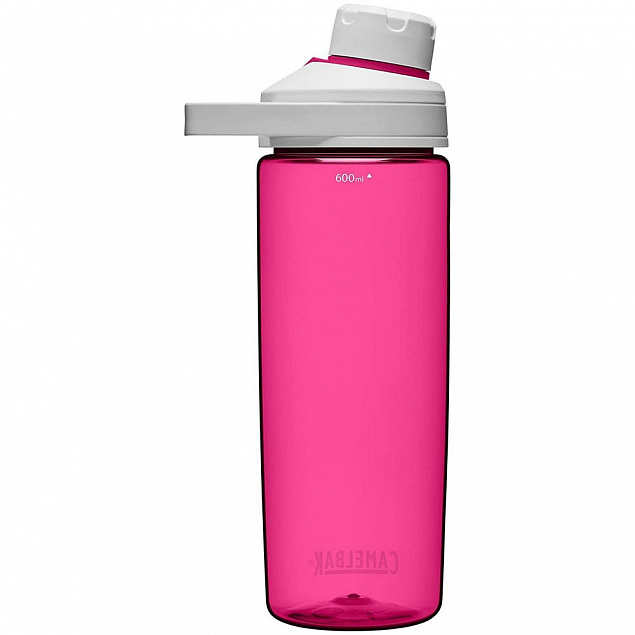 Спортивная бутылка Chute 600, розовая с логотипом в Волгограде заказать по выгодной цене в кибермаркете AvroraStore